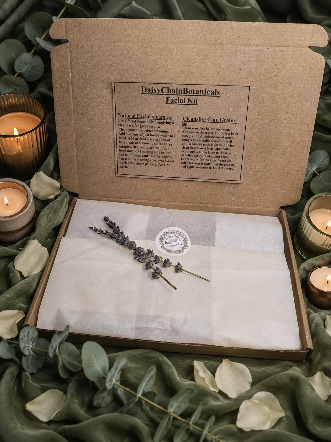 The Botanical Ritual Collection | Custom Clay Mask & Facial Steam Gift Set