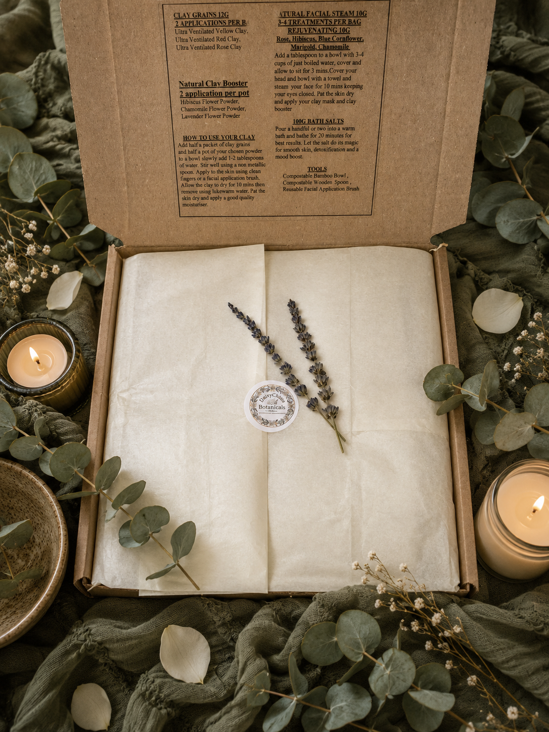 Little & Big Organic Spa Day Kit | Parent Child Facial Masks, Bath Salts | Eco Friendly | Organic