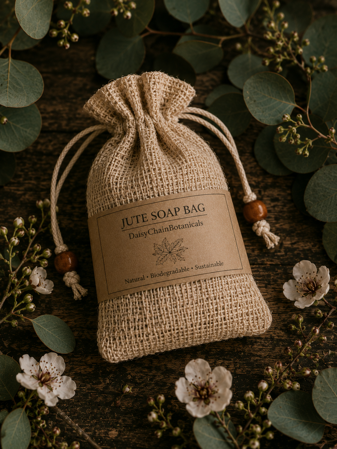 Jute Soap Bag – Natural Exfoliating Soap Saver